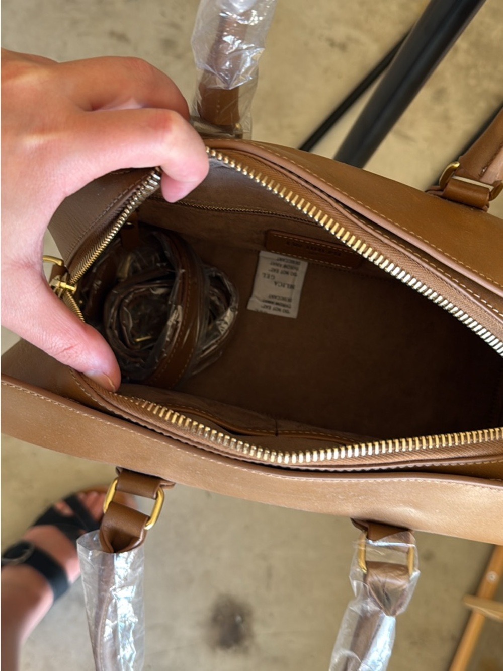 J.W. Hulme Co. Leather Satchel with Top Handles - Picture 2 of 7